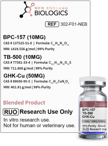 GHK Cu 50mg / BPC-157 10mg / TB-500 10mg Blend